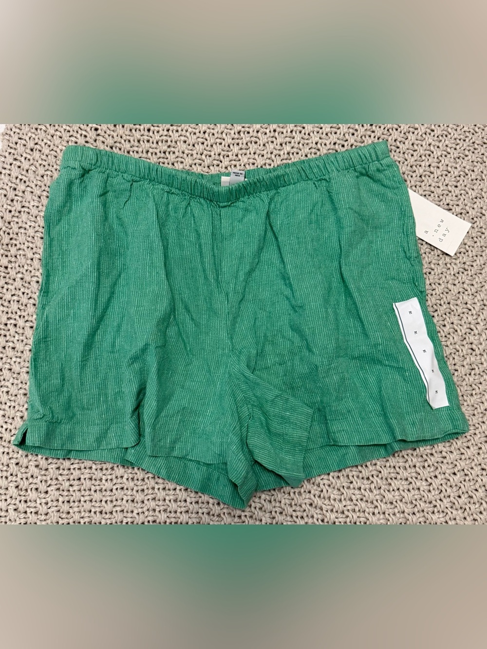 A New Day Target Green Elastic Lounge Shorts NWT- Size M